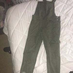 Olive Green overalls